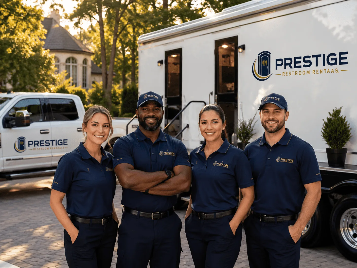 Trusted Luxury Portable Restrooms company in Maddock, ND
